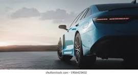 Luxury Car Landscape With Natural Landscape Images