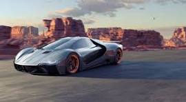 Luxury Car Landscape With Natural Landscape Images